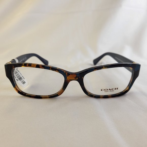 Coach HC6078 5337 Women's Rx-able Eyeglasses Teal Confetti NWT - Picture 1 of 6